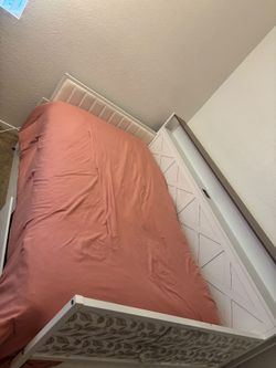 Bed with storage under