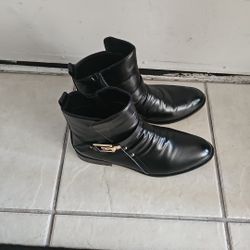 BRAND NEW MEN'S DRESS BOOTS BRITISH STYLE COLOR BLACK SIZE 9