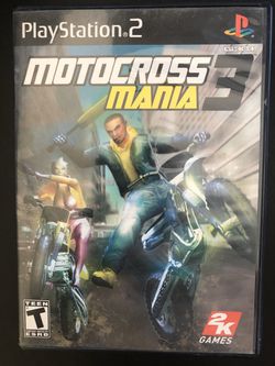 PS2 Game Motocross Mania 3