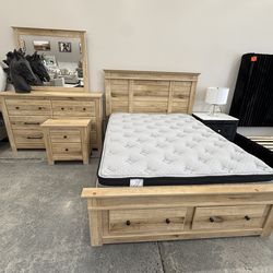 4 PC QUEEN BEDROOM SET