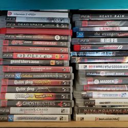 SONY PS3 System With 32 Games 2 Controllers