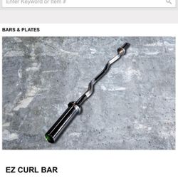 Ez Curl Bar Brand New In Box with Clips