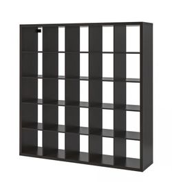 Ikea KALLAX 8 Shelf unit, black-brown, , 71 5/8” x 71 5/8 " x 14” (IKEA SKU # 703.015.42)