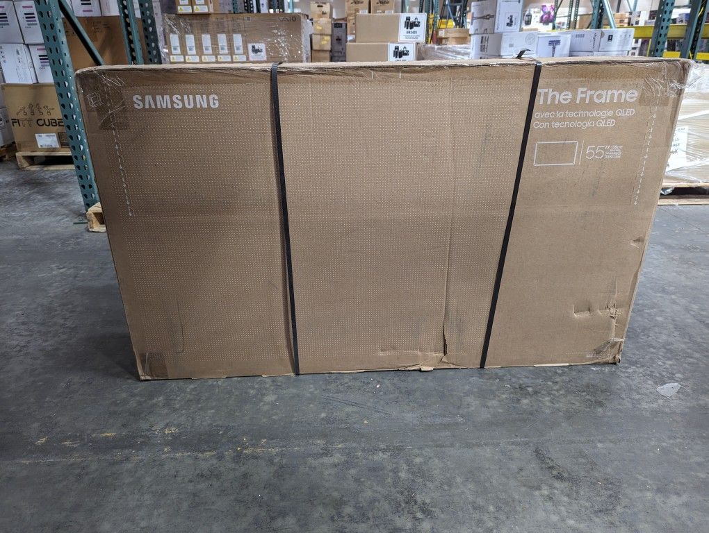 Samsung - 55” Class LS03D The Frame Series QLED 4K with Anti-Reflection and Slim Fit Wall Mount Included (2024)