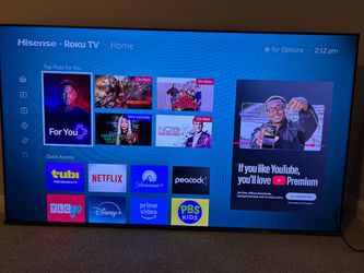55 inch Hisense  Roku TV