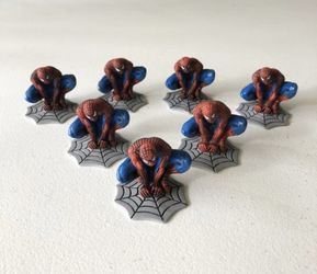 Spider Man Cupcake Plastic Topper (7)