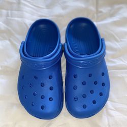 Blue women crocs