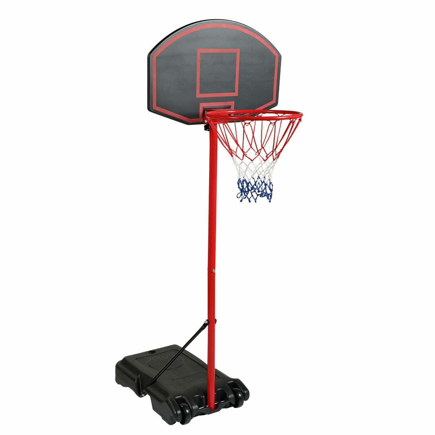 Eco-friendly and Premium Material Portable Basketball Hoop Stand System with Wheelš Outdoor Indoor Basketbalł Goał