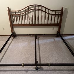 King Size Headboard, And Frame