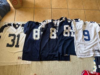 Rare authentic vintage Mitchell & ness, Reebok, Nike Dallas cowboys jerseys. E. Smith, romp, Dak, Williams, lamb, staubach