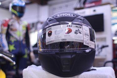 Black XL SHOEI Motorcycle Helmet (RF-SR)