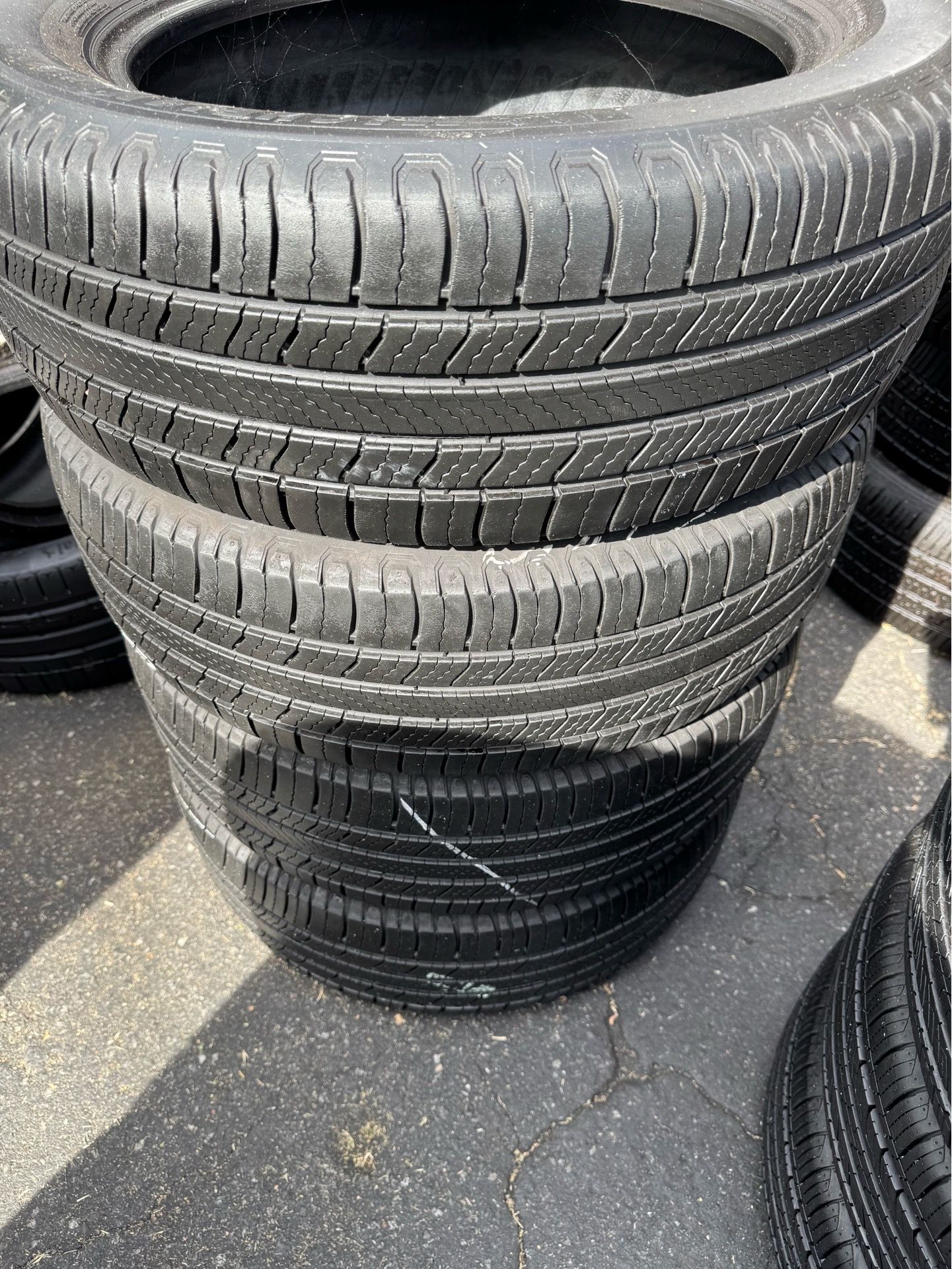 4 tires 225-60-18 Michelin Good Condition $210 all four mounted and balanced