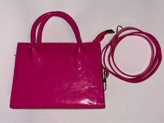 Mini Pink Crossbody Tote Bag