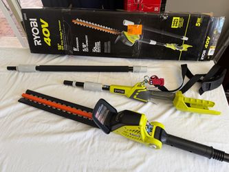 Ryobi 40V 18” Cordless Pole Hedge Trimmer NEW