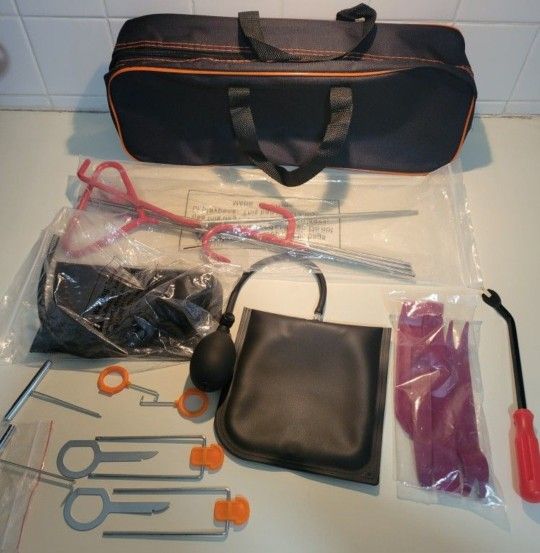 28PCS Car Window Door Open Key Lost Lock Out Unlock Auto Tool Kit Set
