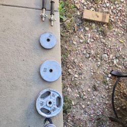 Standard Size Weights And Dumb Bells