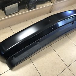 FRONT BUMPER BLACK WITH LOWER VALANCE