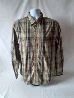 Boston Traders men's button-down long-sleeve shirt size L