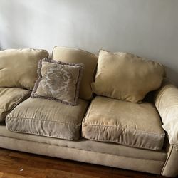 Couch Velvet Needs TLC 