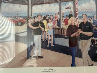 Original Hand Signed Print By Vic Gillispie “O.D Pavilion”