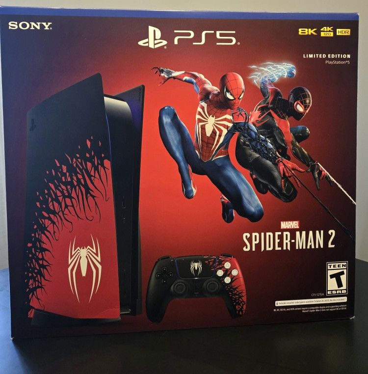 Playstation 5 Spiderman Disc Edition 825GB