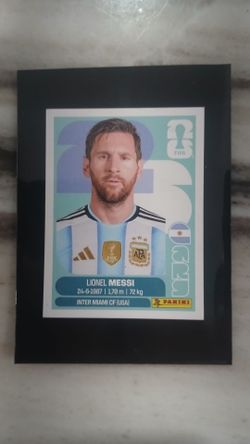 Messi fifa panini sticker