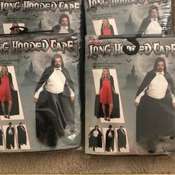 NEW Long Hooded Capes Costume