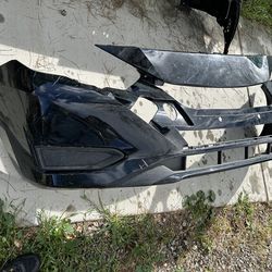 Nissan versa 2023 and 2024 front bumper
