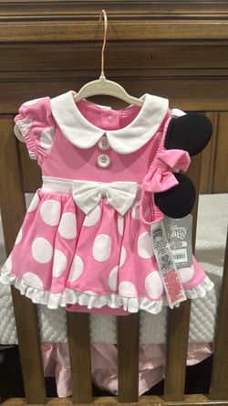 Disney Baby Minnie Mouse Costume Dress with Headband