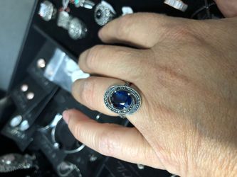 925 Silver Ring Marcasite