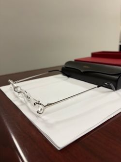 Authentic Platinum Cartier glasses