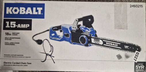 Kobalt chainsaw 15amp