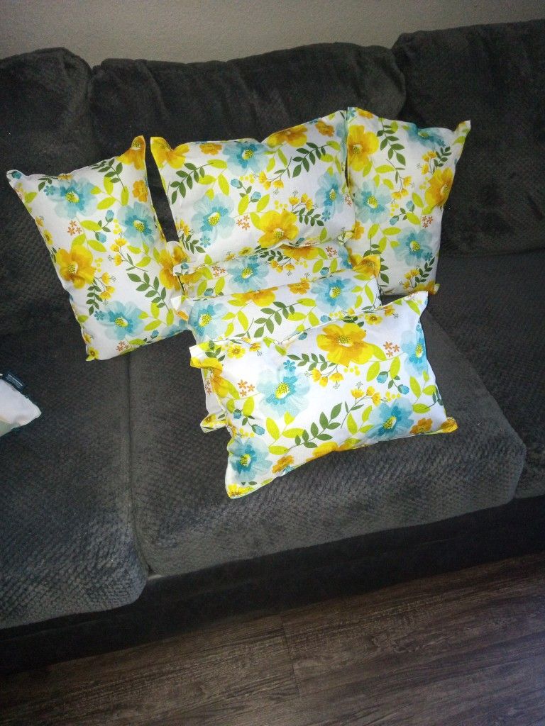 Decorative Throw Pillows  All For $10