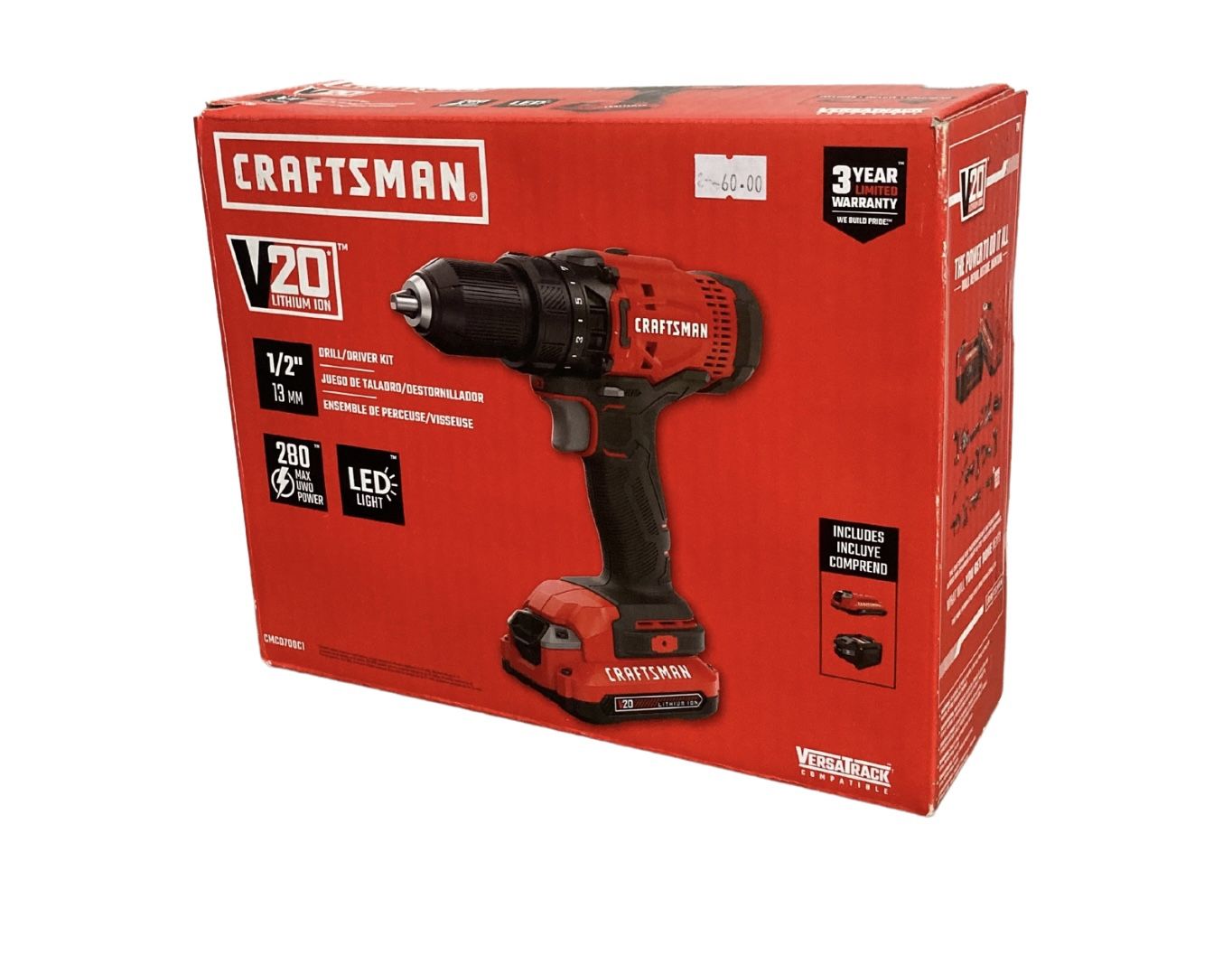 20v Craftsman 1/2” Drill / Driver Kit