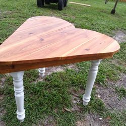 Cypress Heart Shaped Wedding Table