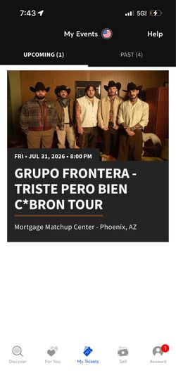 Grupo Frontera tickets