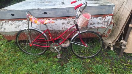 VINTAGE 24" SEARS SPYDER "500" BANANA SEAT 24" INCH GIRl'S WOMAN'S Bike 