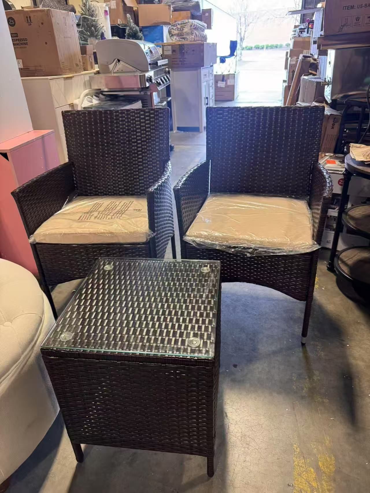 🎉on sale 🔥Patio Porch Furniture Sets 3 Pieces