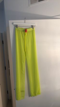Neon yellow green pants