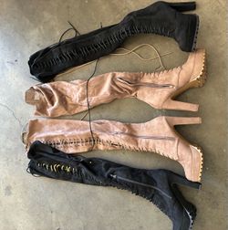 Women REMI  over knee boots .. 50 each pair