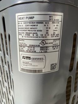 AC Unit Never Used