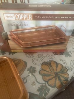 2pc Crisper Air Fryer Set 