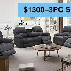 💥FREE DELIVERY💥Brand New   3PC Reclining Sofa Loveseat Chair Set