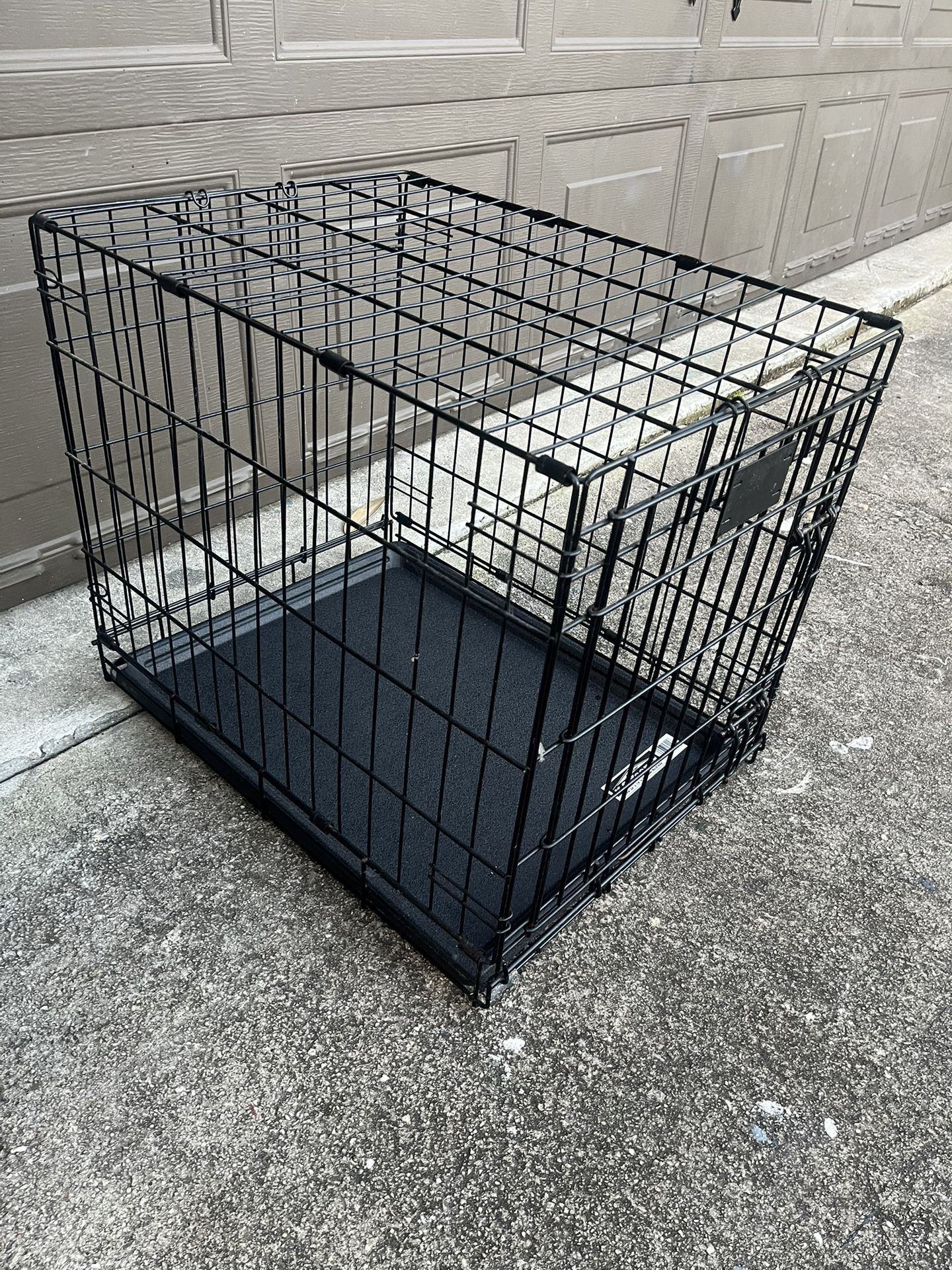 Lknew Metal Pet Dog Crate 24x18x21