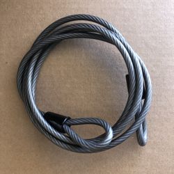 4ft Bike Braided Steel Security Cable Flexible Lock for Bike/Moto/Outdoor