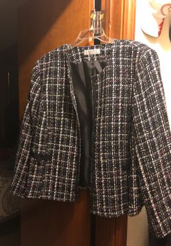 Jacket With Silver Threading new never used