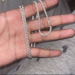 Silver Rope Chain