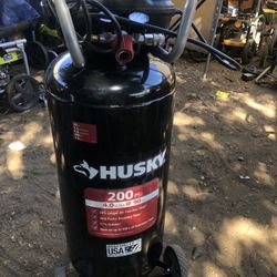  Husky C271H 27 Gal. 200 PSI Oil Free Portable Vertical Electric Air Compressor 