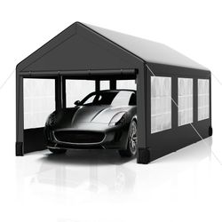 Carport, 10x20ft Heavy Duty  2 canopy set