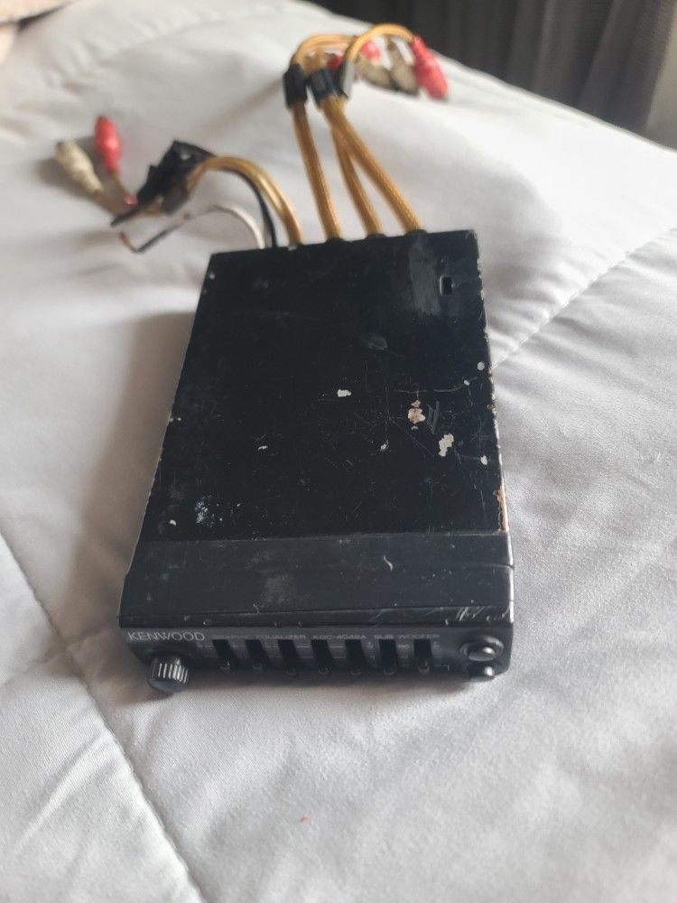 Vtg Kenwood KGC-4042A Mini Graphic Equalizer 5 Band Frequency Old School